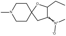 Methanamine, N-(2-ethyl-8-methyl-1-oxa-8-azaspiro[4.5]dec-3-ylidene)-, N-oxide (9CI) Structure