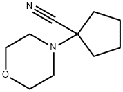 Cyclopentanecarbonitrile, 1-(4-morpholinyl)- (9CI),62317-19-5,结构式