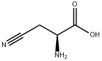 β-氰基-L-丙氨酸,6232-19-5,结构式