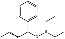 Diethyl[(1-phenyl-2-butenyl)oxy]borane Struktur