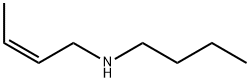 (Z)-N-Butyl-2-buten-1-amine Structure