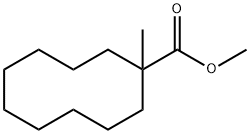 1-メチル-1-シクロデカンカルボン酸メチル 化学構造式
