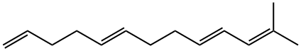 1,5,9,11-Tridecatetraene, 12-methyl-(E,E)- Structure