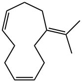 9-(1-Methylethylidene)-1,5-cycloundecadiene Struktur