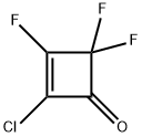 2-Cyclobuten-1-one,  2-chloro-3,4,4-trifluoro- Struktur