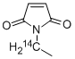 N-ETHYLMALEIMIDE, [ETHYL-1-14C] Structure