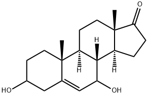 Androst-5-en-17-one, 3,7-dihydroxy- (9CI) 结构式