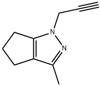 Cyclopentapyrazole,  1,4,5,6-tetrahydro-3-methyl-1-(2-propynyl)-  (9CI),623571-92-6,结构式