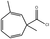 2,4,6-Cycloheptatriene-1-carbonyl chloride, 1,3-dimethyl- (9CI),62360-29-6,结构式