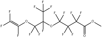 methyl 2,2,3,3,4,4-hexafluoro-4-[1,2,2-trifluoro-2-[(trifluorovinyl)oxy]-1-(trifluoromethyl)ethoxy]butyrate,62361-02-8,结构式