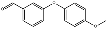 3-(4-甲氧基苯氧基)苯甲醛, 62373-80-2, 结构式