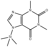 1,3-Dimethyl-7-(trimethylsilyl)-1H-purine-2,6(3H,7H)-dione,62374-32-7,结构式