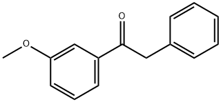 3'-メトキシ-2-フェニルアセトフェノン 化学構造式