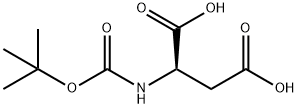 Boc-D-Aspartic acid Struktur
