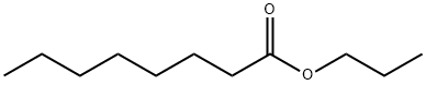 PROPYL CAPRYLATE Structure