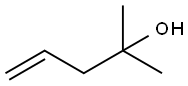 4-メチル-1-ペンテン-4-オール 化学構造式