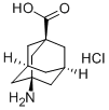 3-アミノ-1-アダマンタンカルボン酸塩酸塩 化学構造式