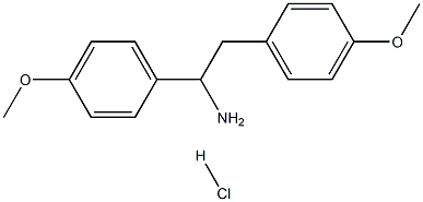 4-methoxy-alpha-(4’-methoxyphenyl)-phenethylaminhydrochloride Struktur