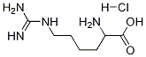 DL-Lysine, N6-(aMinoiMinoMethyl)-, hydrochloride Struktur