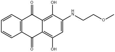 1,4-dihydroxy-2-[(2-methoxyethyl)amino]anthraquinone|