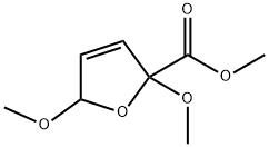 2,5-ジヒドロ-2,5-ジメトキシ-2-フランカルボン酸メチル 化学構造式