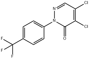 4,5-DICHLORO-2-[4-(TRIFLUOROMETHYL)PHENYL]PYRIDAZIN-3(2H)-ONE