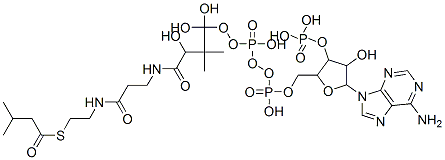 isovaleryl coenzyme a lithium salt hydrate Struktur