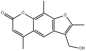 3-(HYDROXYMETHYL)-2,5,9-TRIMETHYL-7H-FURO[3,2-G][1]BENZOPYRAN-7-ONE|4′-羟基甲基-4,5′,8′-三甲基补骨脂素