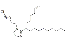1H-Imidazole-1-ethanol, 2-(8Z)-8-heptadecenyl-4,5-dihydro-, monohydrochloride,62449-33-6,结构式