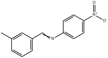 Benzenamine,N-[(3-methylphenyl)methylene]-4-nitro- 结构式