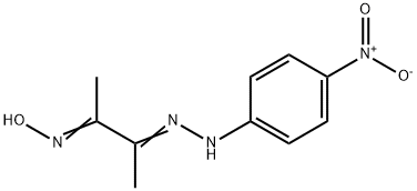 3-[(p-nitrophenyl)hydrazono]butan-2-one oxime 结构式