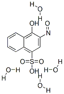2-亚硝基-1-萘酚-4-磺酸 四水合物,624725-88-8,结构式