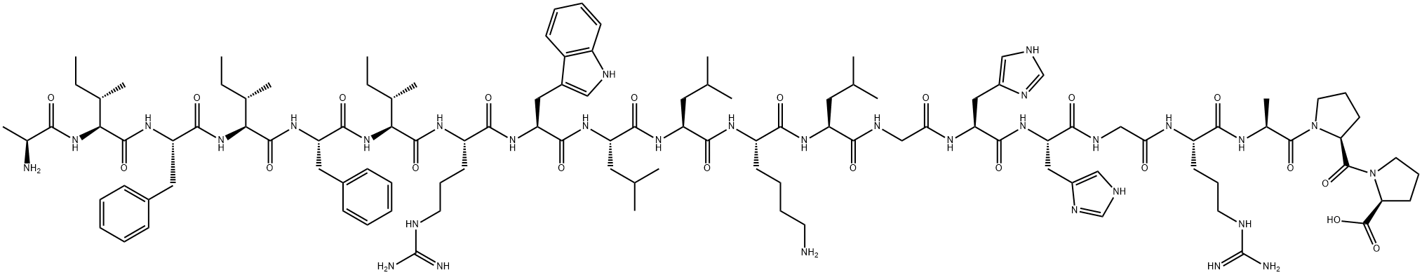 SALUSIN-BETA (HUMAN)|ALA-ILE-PHE-ILE-PHE-ILE-ARG-TRP-LEU-LEU-LYS-LEU-GLY-HIS-HIS-GLY-ARG-ALA-PRO-PRO