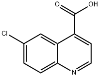 6-氯喹啉-4-甲酸,62482-29-5,结构式