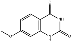7-メトキシ-2,4(1H,3H)-キナゾリンジオン 化学構造式