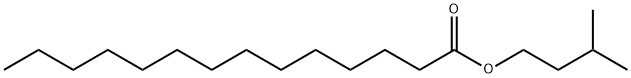 テトラデカン酸3-メチルブチル 化学構造式
