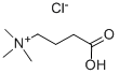 3-カルボキシプロピルトリメチルアミニウム·クロリド 化学構造式