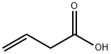 乙烯基乙酸,625-38-7,结构式