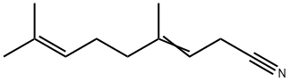 4,8-ジメチル-3,7-ノナジエンニトリル 化学構造式