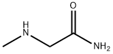 2-(メチルアミノ)アセトアミド 化学構造式