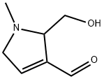 1H-Pyrrole-3-carboxaldehyde, 2,5-dihydro-2-(hydroxymethyl)-1-methyl- (9CI) Structure