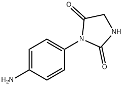 3-(4-aminophenyl)imidazolidine-2,4-dione Struktur