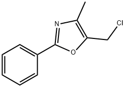 5-(chloromethyl)-4-methyl-2-phenyl-1,3-oxazole,625106-10-7,结构式