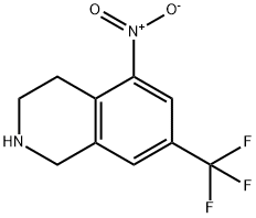 7-(trifluoromethyl)-1,2,3,4-tetrahydro-5-nitroisoquinoline hydrochloride