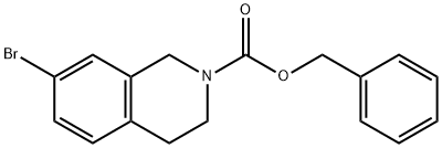 2(1H)-이소퀴놀린카복실산,7-브로모-3,4-디하이드로-,페닐메틸에스테르