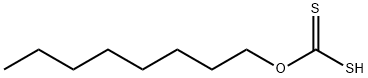 O-octyl hydrogen dithiocarbonate Struktur