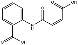 2-(3-CARBOXYPROP-2-ENOYLAMINO)BENZOIC ACID 化学構造式