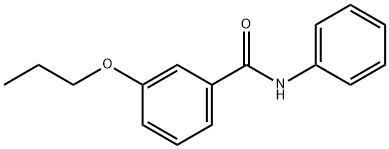 Benzamide, N-phenyl-3-propoxy- (9CI) 化学構造式