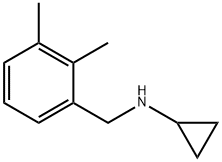 N-(2,3-diMethylbenzyl)cyclopropanaMine 化学構造式