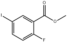 2-フルオロ-5-ヨード安息香酸メチル 化学構造式